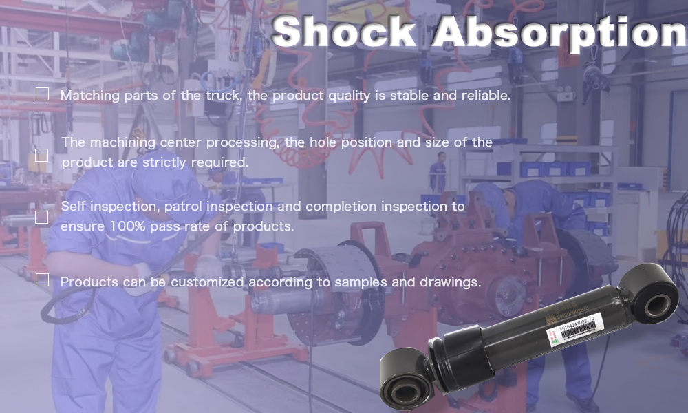 Cab Front Suspension Airbag Shock Absorber For Sinotruk Howo Truck